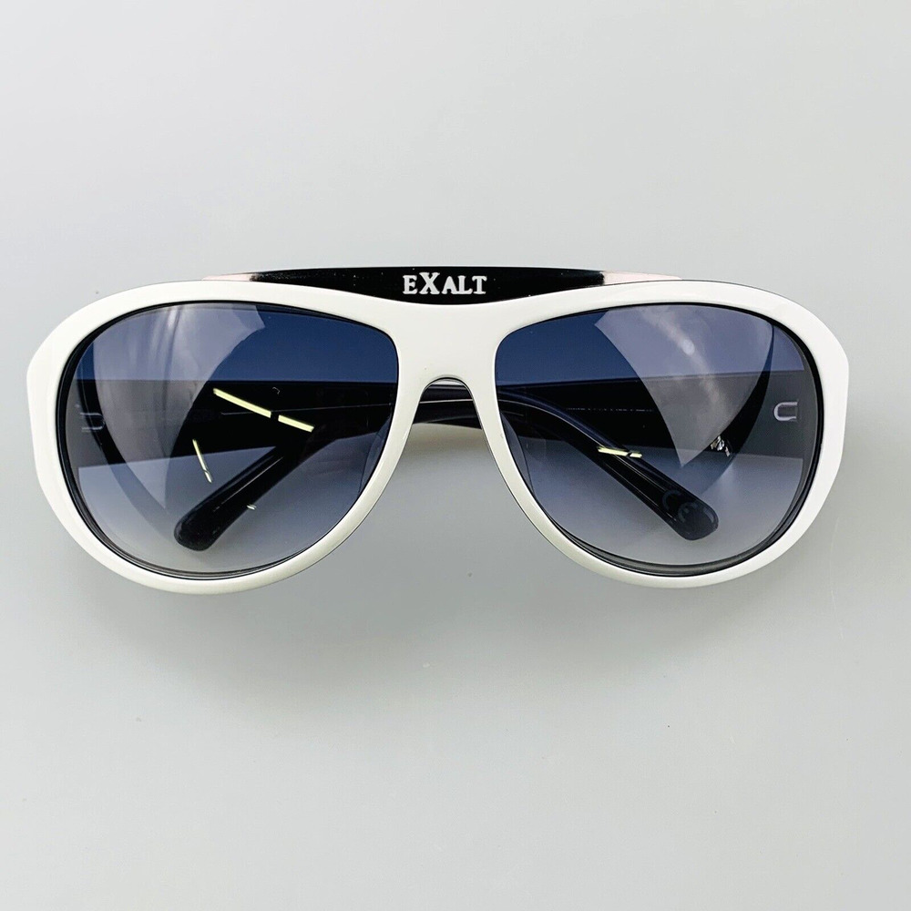 Vintage Exalt Cycle Sunglasses mod. Seychelles 90s White Aviator